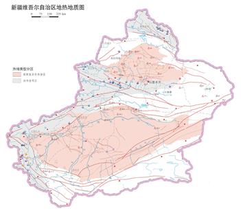 新疆维吾尔自治区地热地质图