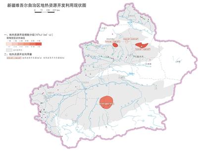 新疆维吾尔自治区资源开发利用现状图
