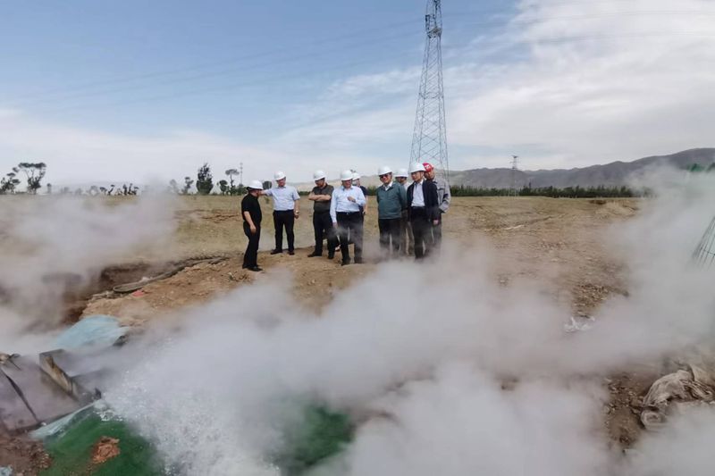 水环所赴山西高温地热资源开发利用科研示范基地调研